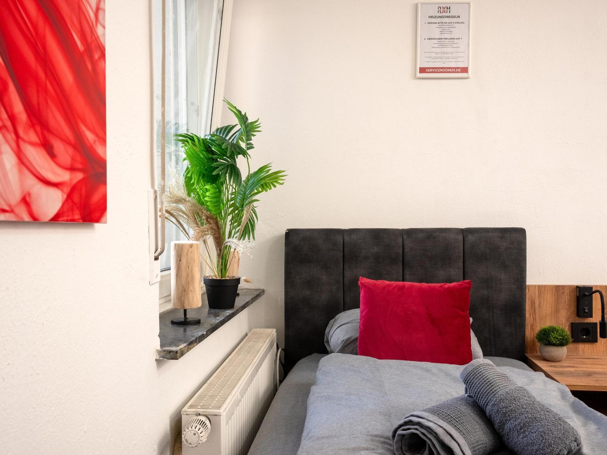 Serviceroom24 - Apartment 4 In Herten Wlan - Smart-Tv - 24-7 Check-In Und Kueche 外观 照片