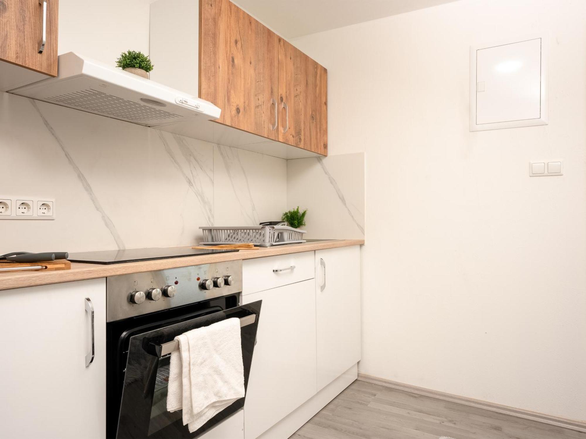 Serviceroom24 - Apartment 4 In Herten Wlan - Smart-Tv - 24-7 Check-In Und Kueche 外观 照片